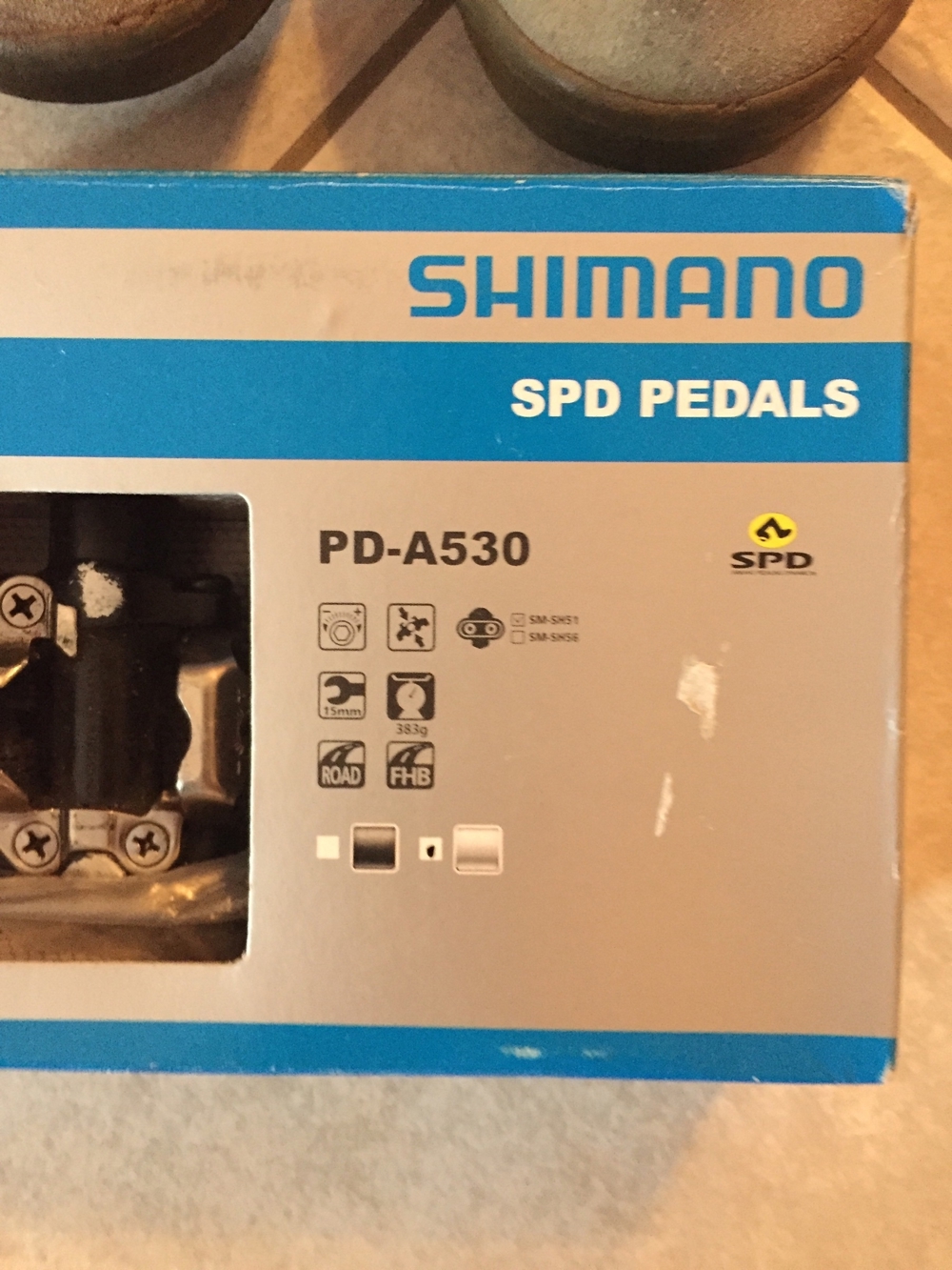Shimano SPD Pedals -A530 Klickpedale fuers Fahrrad gebraucht