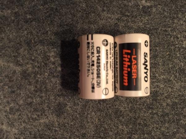 Batterien Laser Lithium CR 14250SE , 3 Volt für Modellbau / Hobby, 50 Stück alle ok ( gemessen ) NP