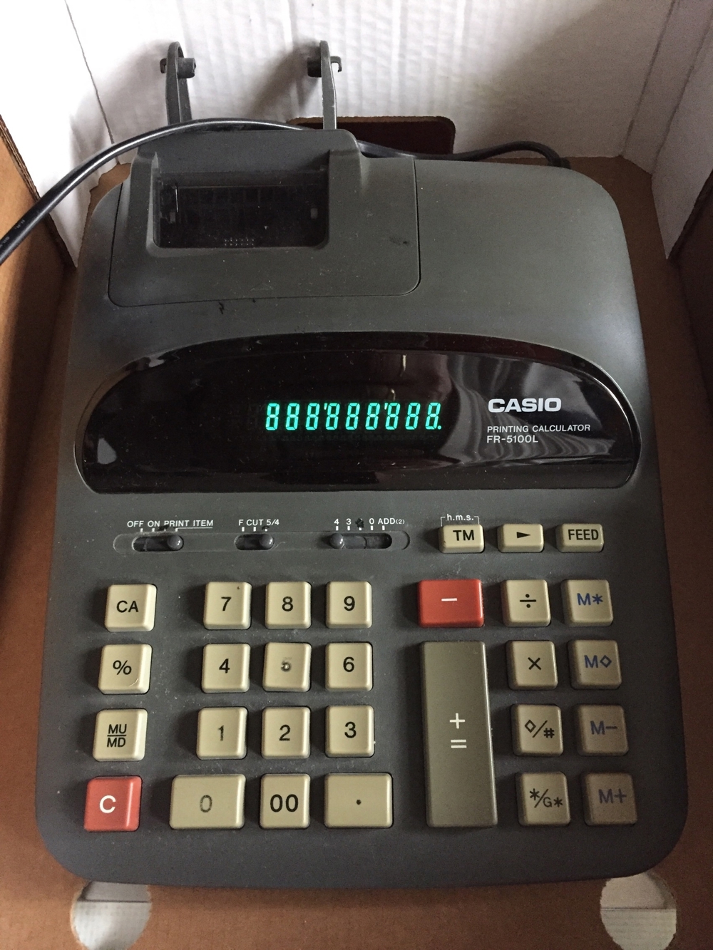 Casio Printing Calculator RF 5100 L