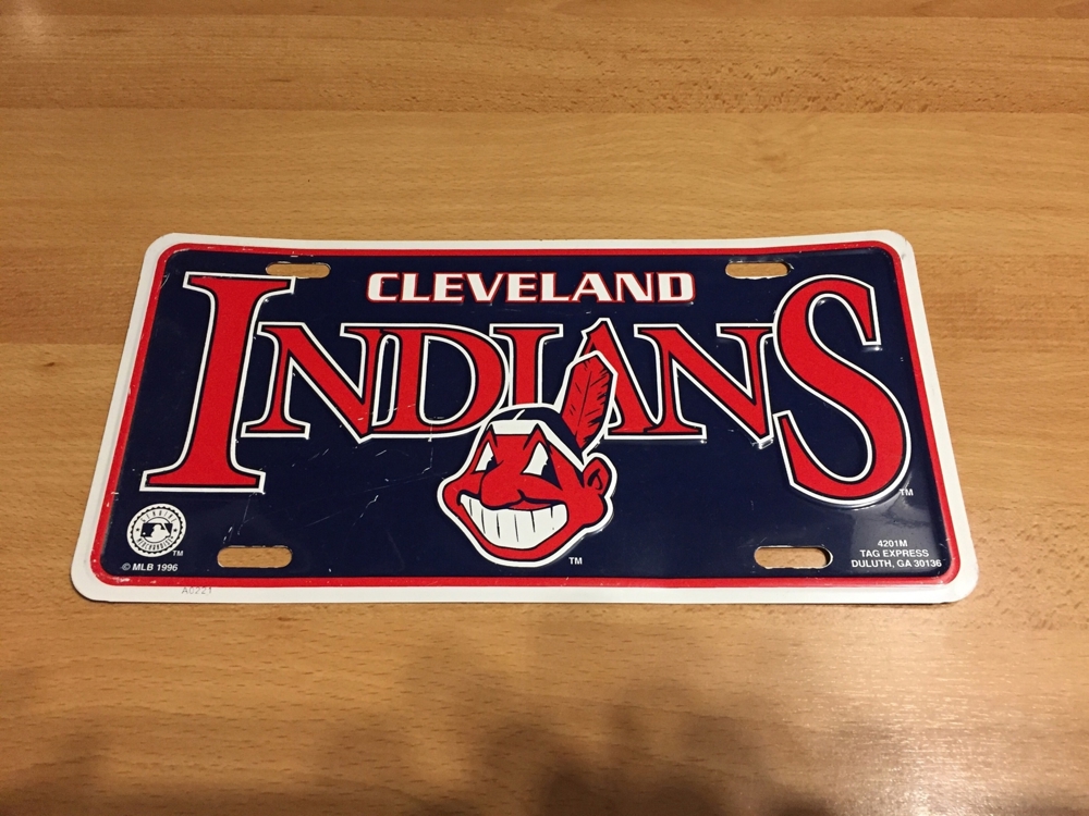 USA Nummernschild Cleveland Indians