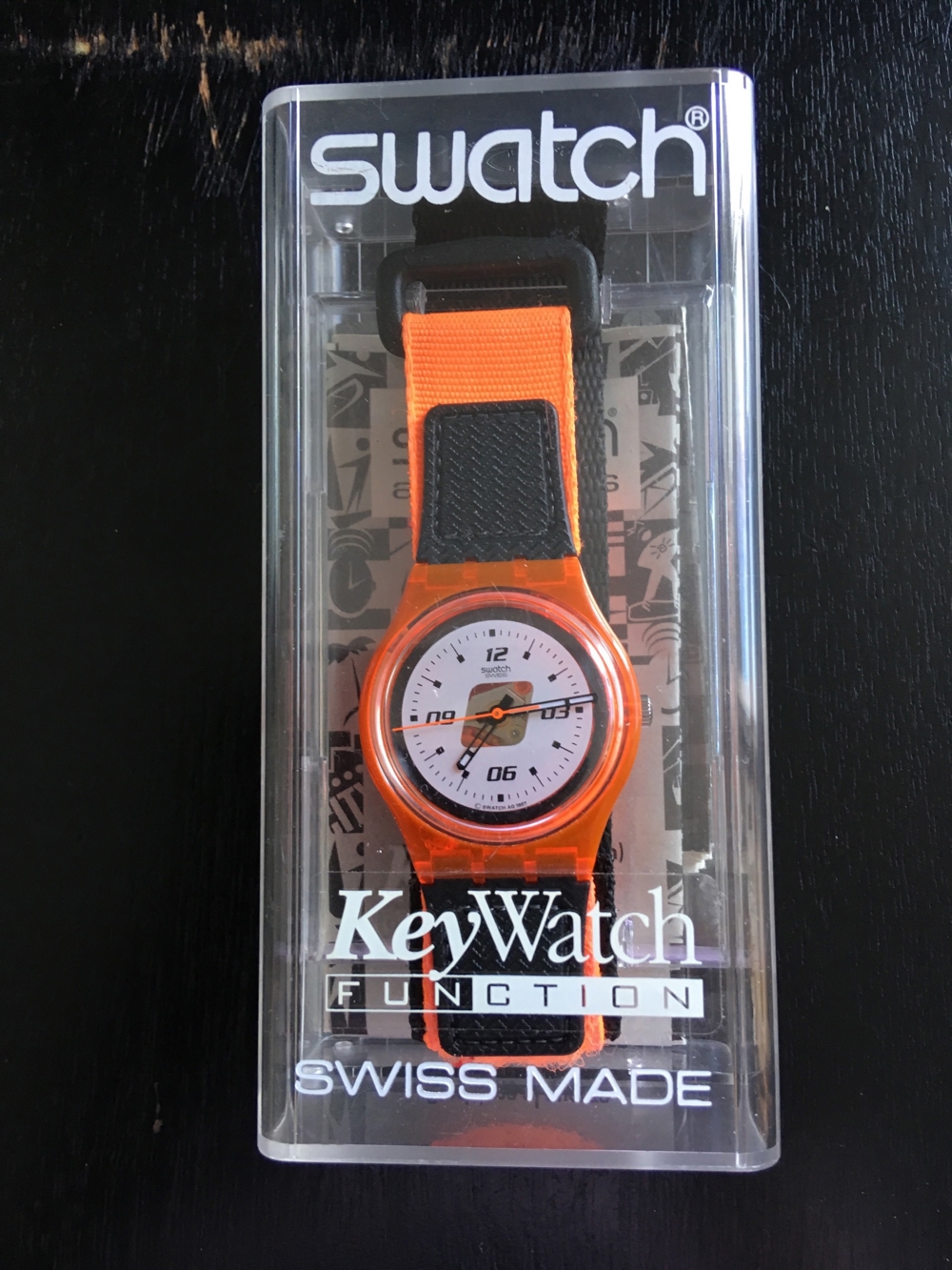 Swatch Key-Watch - Sammleruhr - Armbanduhr - Kinderuhr verstellbar