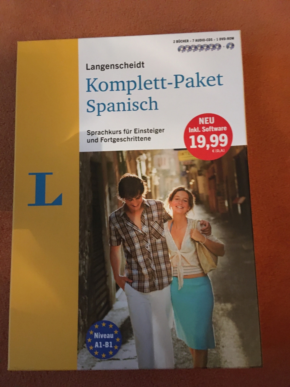 NEU - Langenscheidt Spanisch Sprachkurs (7CD s+ 2 Bücher)