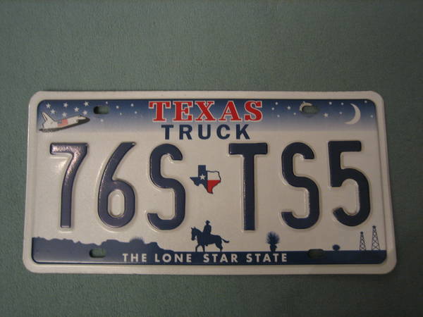 Texas Original Autokennzeichen gesamt 4 Stück :USA