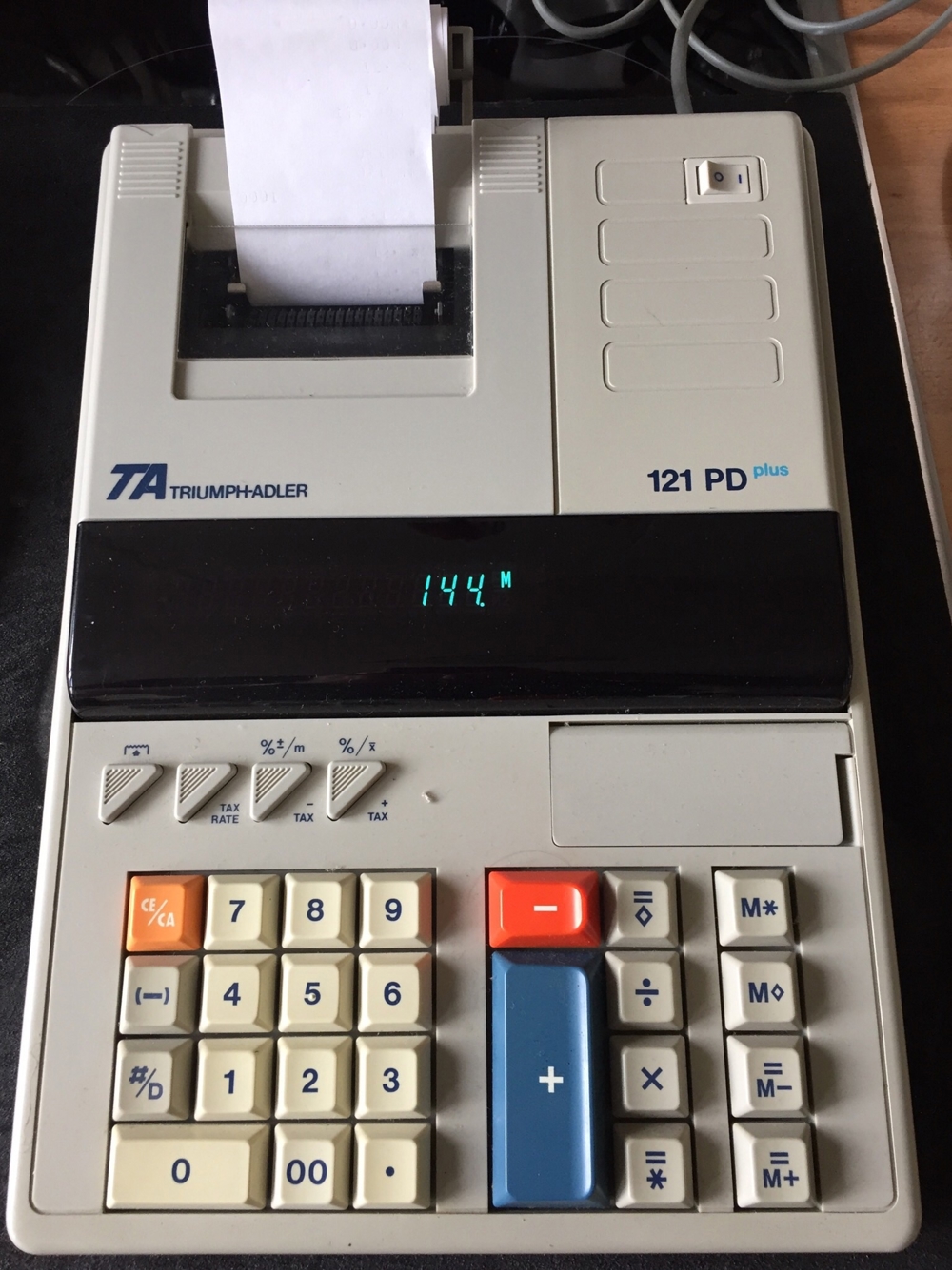 TA PD 121 Plus Rechenmaschine mit Drucker