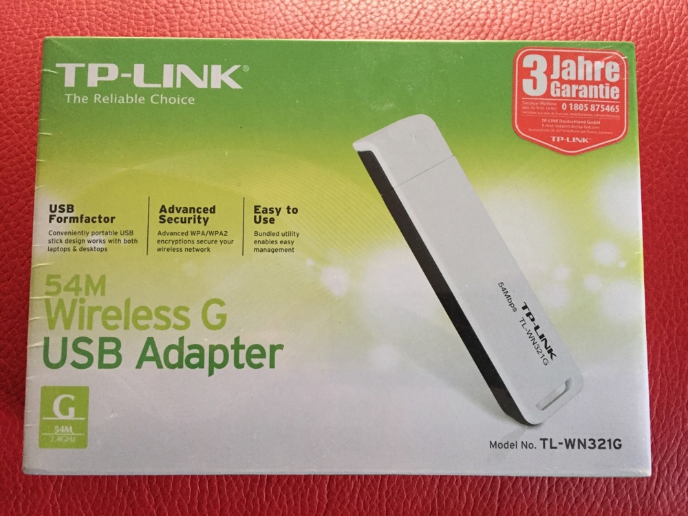 USB Wireless Lan Adapter TP Link TL-WN321G 
