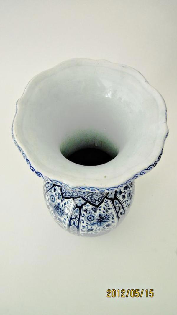 antike Große Delfter Vase