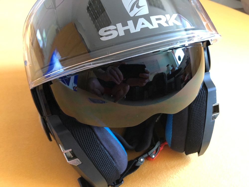 Shark Evo One schwarz-glanz, XL, mit Garantie-07-2020, Motorrad, Scooter, Bike, Roller, Motorradhelm
