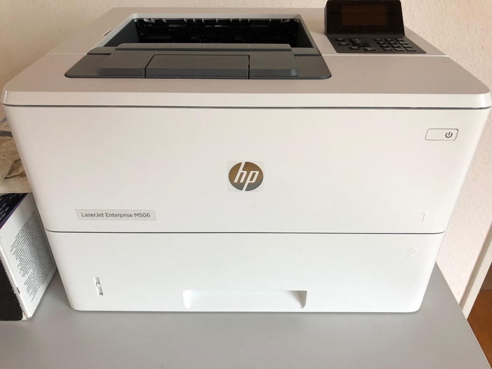 hp LaserJet Enterprise M506 Drucker, neuwertig, noch 3.600 Seiten möglich, Netzwerkfähig,