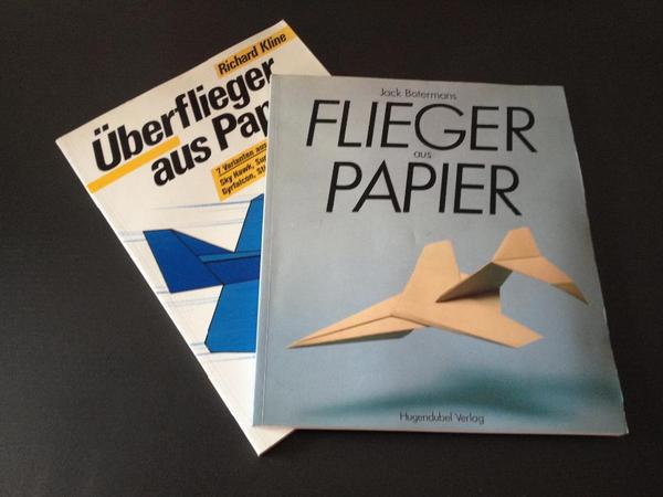 2x Bücher Flieger & Überflieger aus Papier TOP-ZUSTAND,