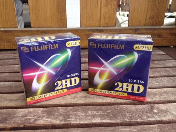 2x 10er-Pack FUJIFILM MF2HD (neu & unbenutzt & eingeschweist)