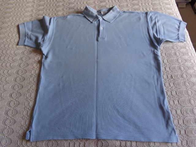 Vintage - Herren-Poloshirt, Gr. M, hellblau, JP