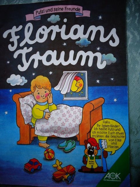 Kinderartikel Vintage Leseheft Florians Traum, Jahrgang 4/89