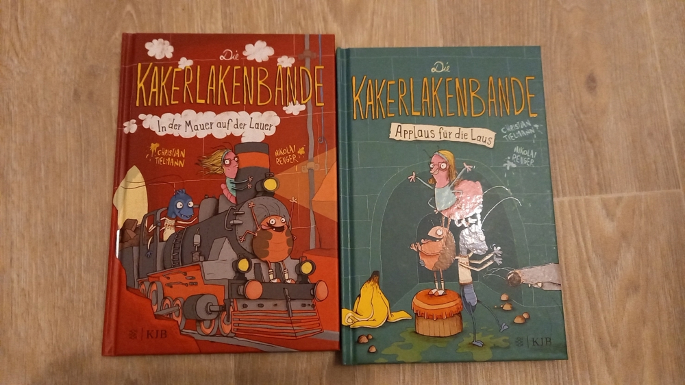 Die Kakerlakenbande, 2 neuwertige Kinderbücher,