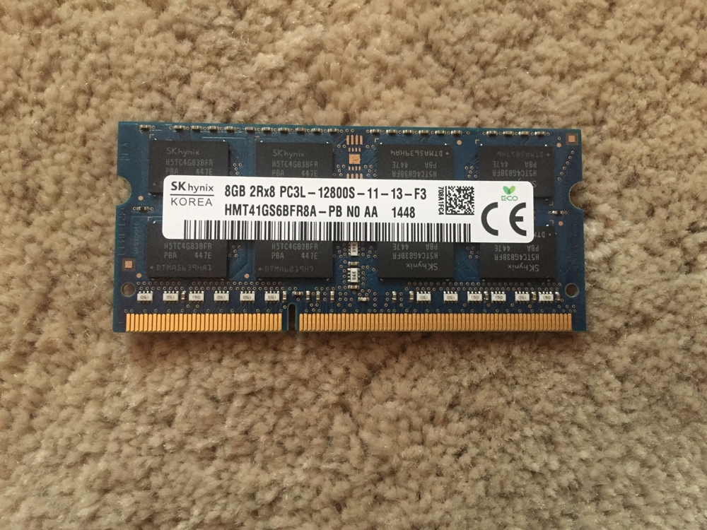 Laptop DDR3 Ram 8GB Modul