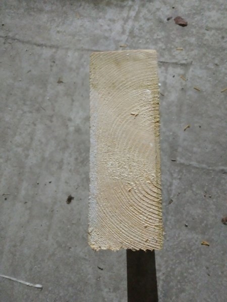 Holz Balken 19x8 cm. 14x9cm