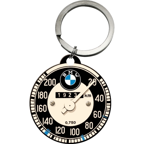 Schöner BMW Schlüsselanhänger in Form eines Tachos