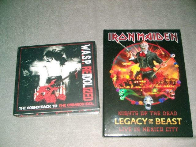 Iron Maiden + WASP CD