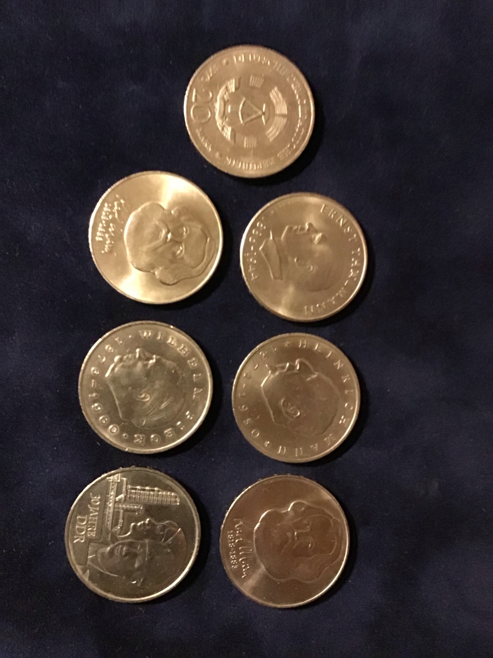 DDR-Sammlermünzen
