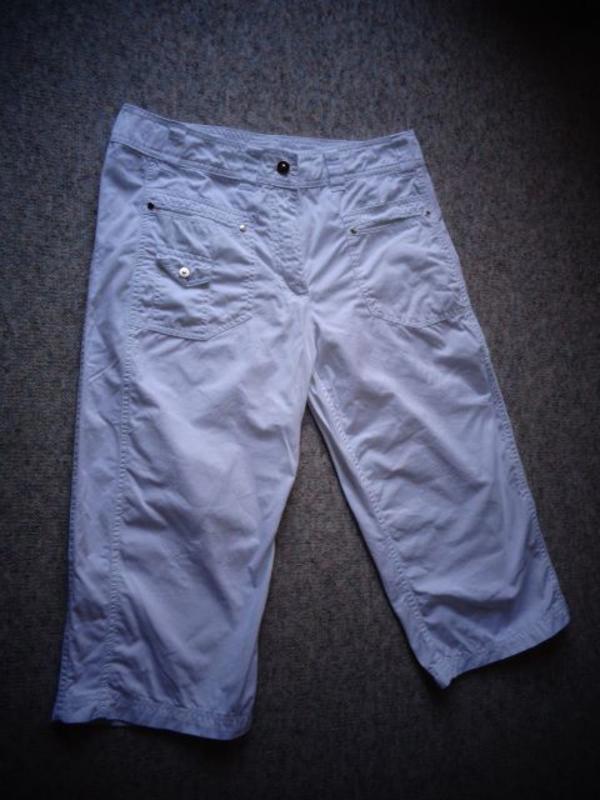 Damen Hose Caprihose Gr. 40 bzw. ca. Gr. M weiß NEU
