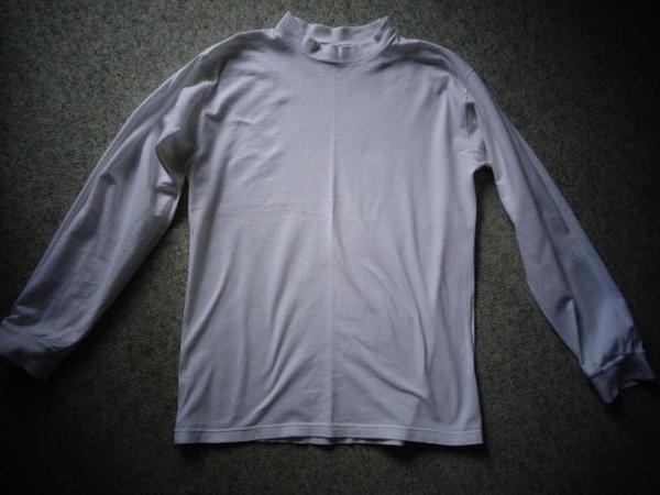 Mädchenbekleidung Shirt T-Shirt mit langen Ärmeln ca. Gr. 158/164 weiß