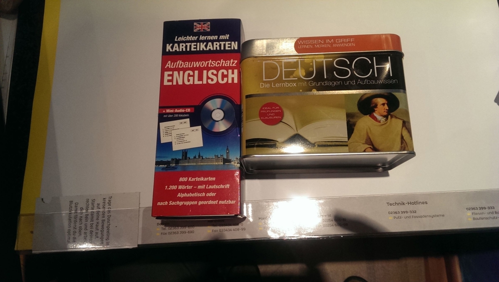 Deutsch   Englisch Vokabelboxen (NEU!) zu verkaufen