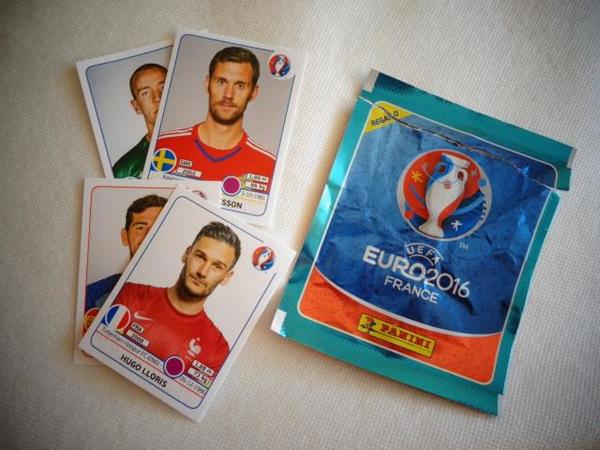 Panini Sticker EURO 2016 France, 10 Stück 2,50 Euro