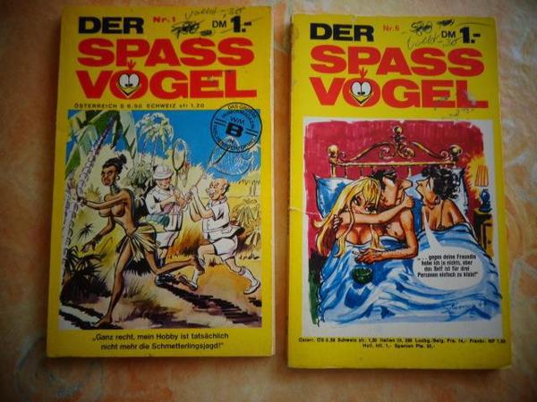 Vintage - Bücher Der Spass-Vogel 2 Stück