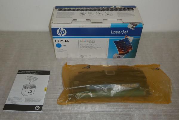 Toner HP CE251A für HP Color LaserJet CP3525, cyan