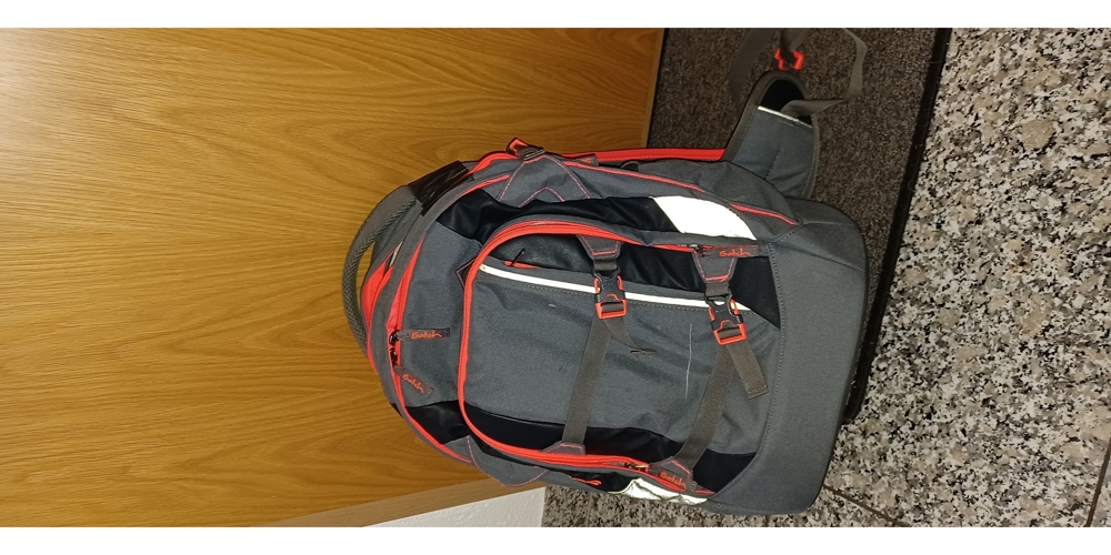 Satch pack Schulrucksack mit Sporttasche und Regenschutz