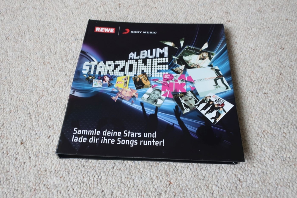 Rewe Sammelalbum "Starzone" komplett alle Sammelkarten