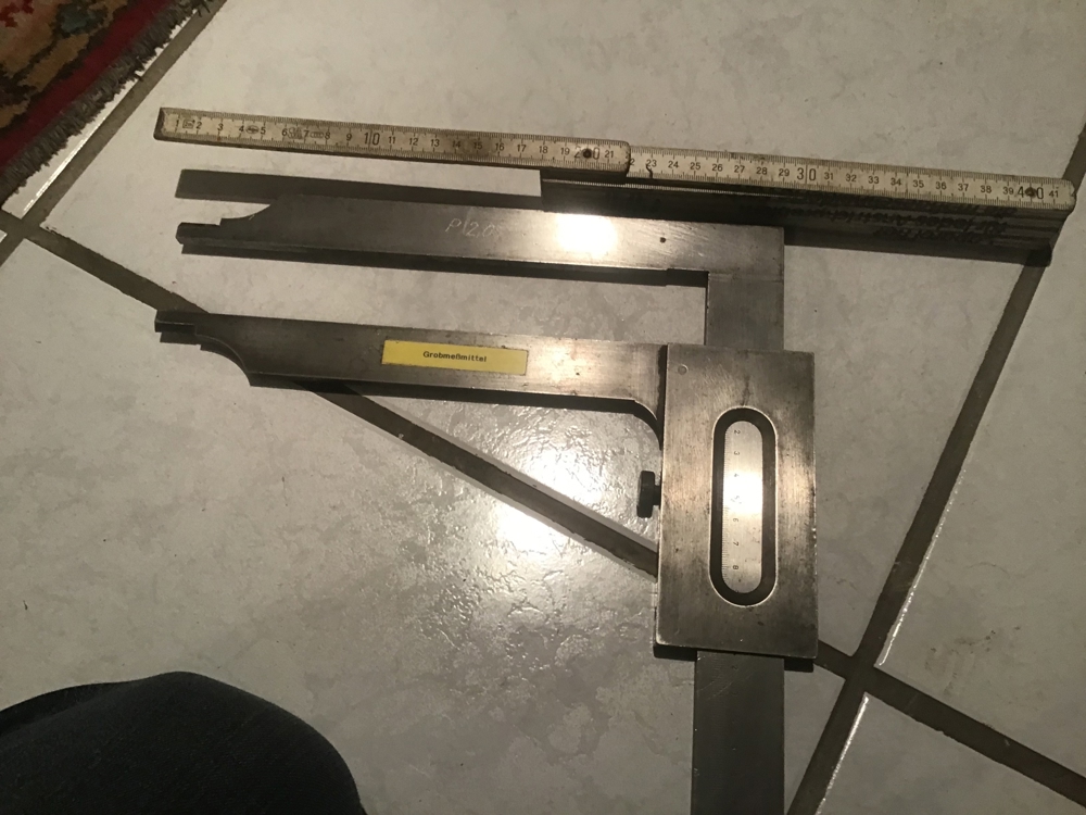 1 Meter lange Schieblehre