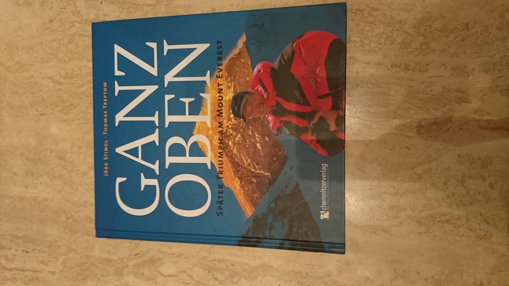 "Ganz Oben" Später Triumph am Mount Everest, ISBN-13: 978-3937025018