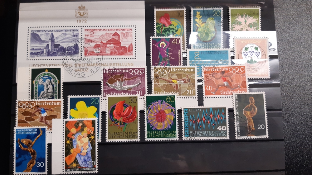Briefmarken Liechtenstein gestempelt Lot 6