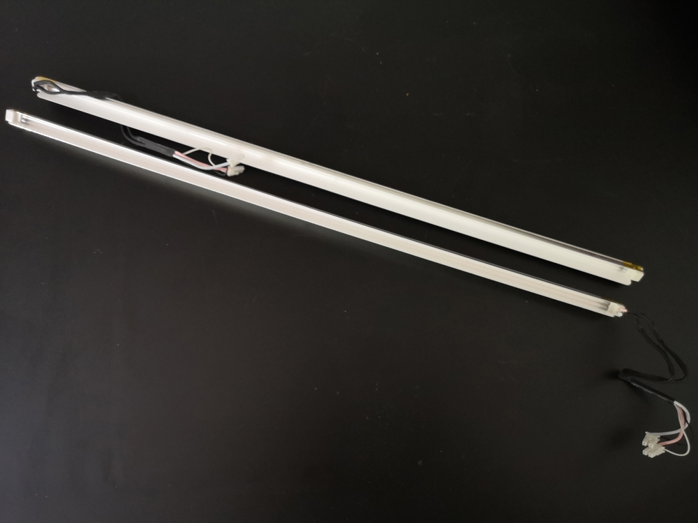 2x ultraleichte Doppel LED Röhren 42,5cm lang 2mm Durchmesser