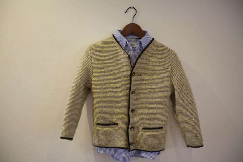 Trachten Strickjacke Kind Größe ca. 128 für Oktoberfest und Volksfeste, Wiesn