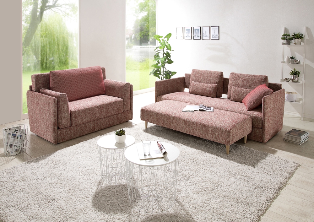 Polster Sofa Sitzgarnitur - außergewöhnlich verwandelbare Möbel Mustergruppe