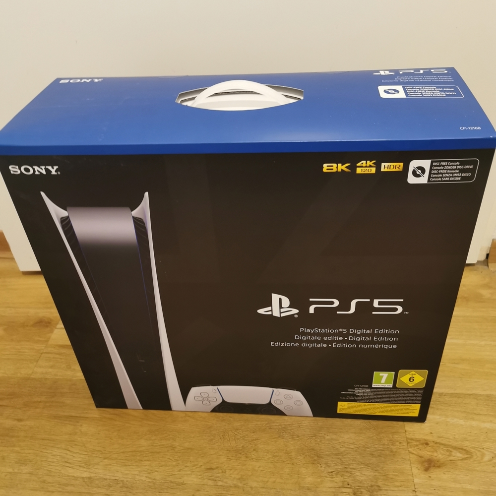 Neu OVP Playstation 5 825GB digital edition fur 340,EUR fest
