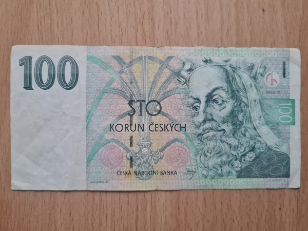 Tschechien 100 Korun Kronen Geldschein Banknote