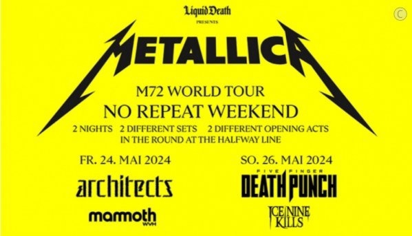 Metallica Ticket München 2024