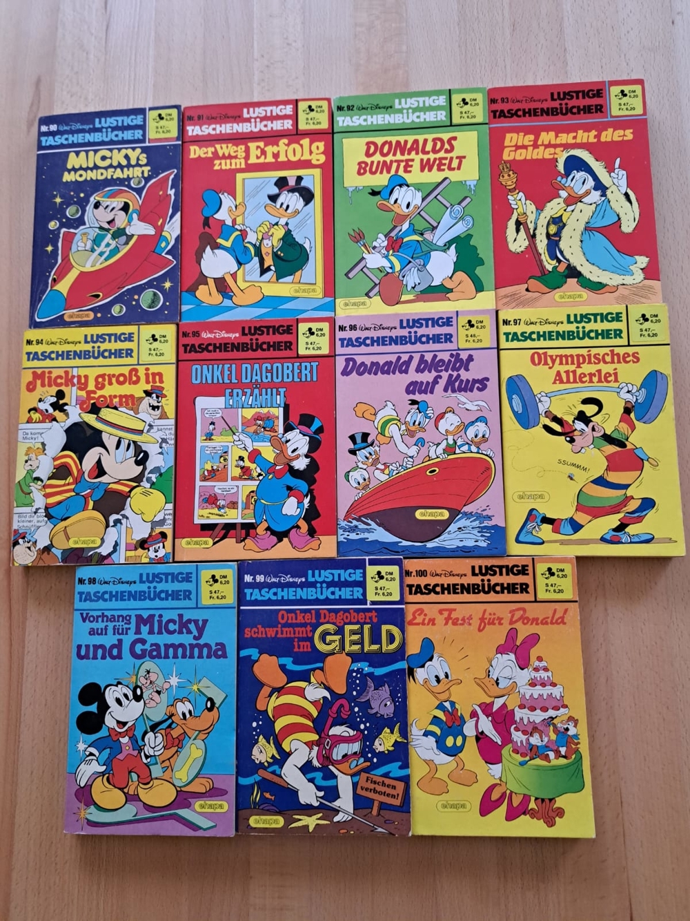 LTB Lustige Taschenbücher (90 - 100) von Walt Disney zu verkaufen