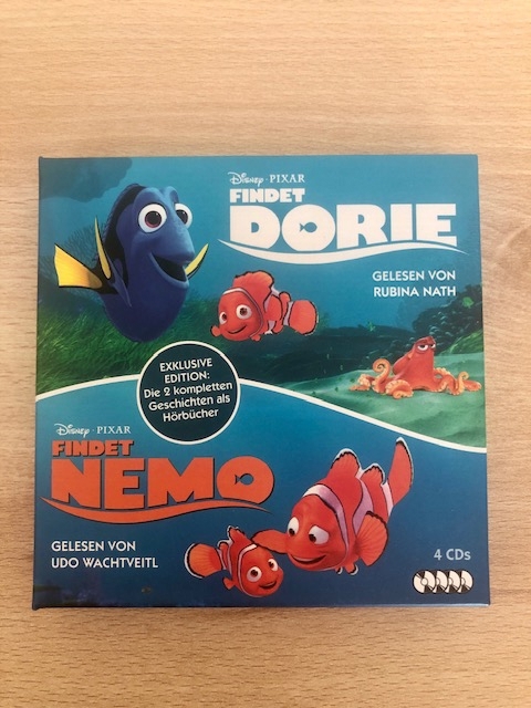 Disneys "Findet Nemo - Findet Dorie" - Hörbuch - 4 CD d - NEU