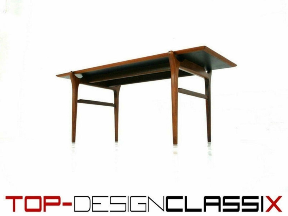 wie neu! Mid Century Danish Teak Couchtisch Coffee Table Vintage