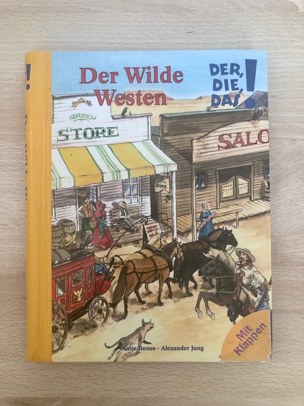 Sachbuch: Der, Die, Das! Der Wilde Westen - mit interaktiven Klappen