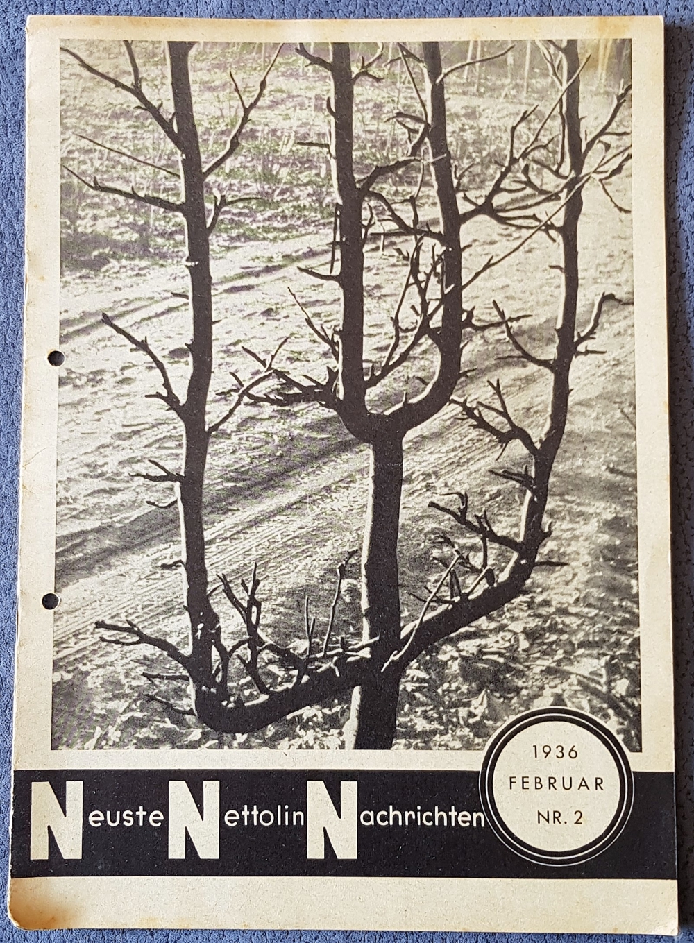1 Zeitschrift "Neueste Nettoline Nachrichten", Nr: 2, 1936
