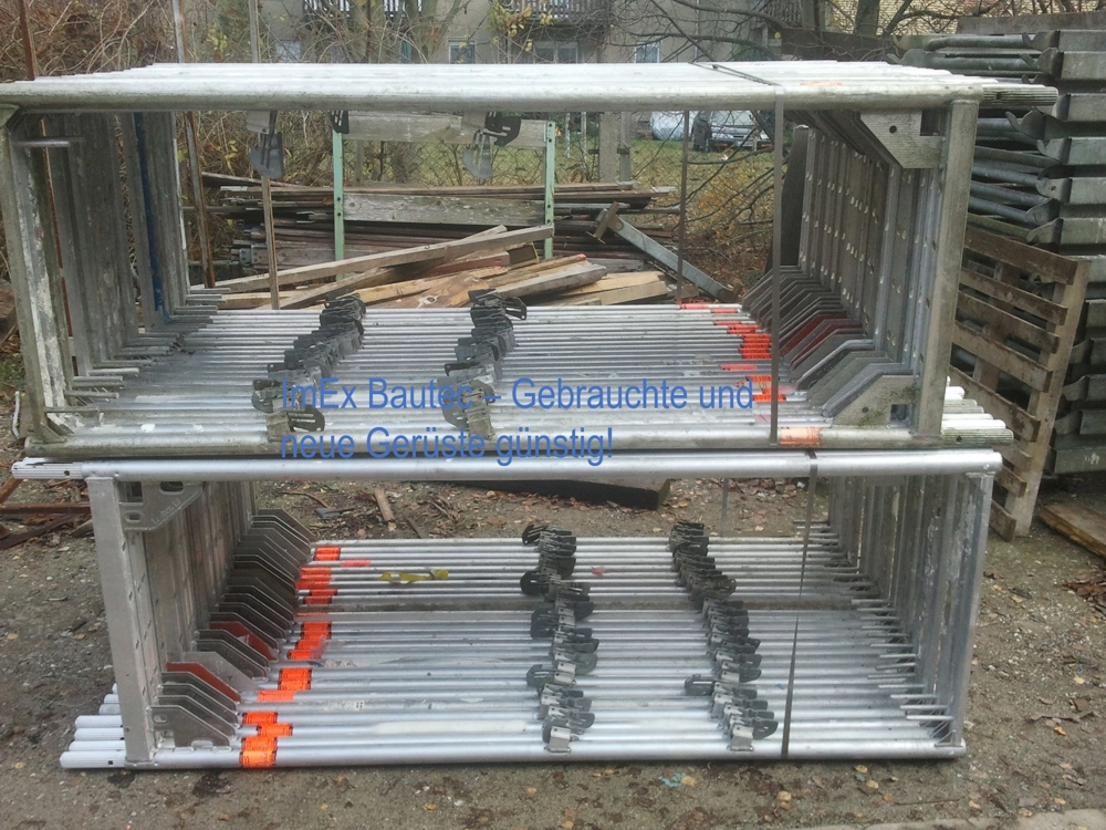 202 m² gebrauchtes Alu Gerüst Layher. Alugerüst. Gerüste