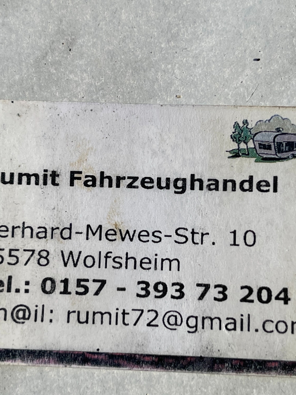 Suche Wohnwagen für den Export! Zustand ist egal