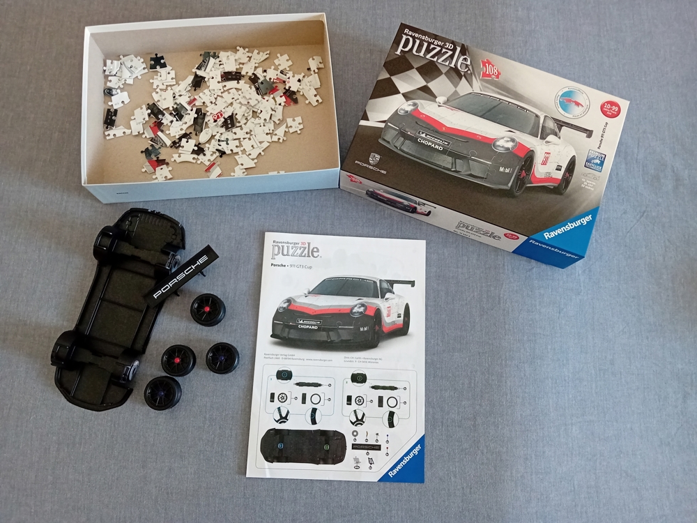 3D Puzzle Porsche und VW Bully