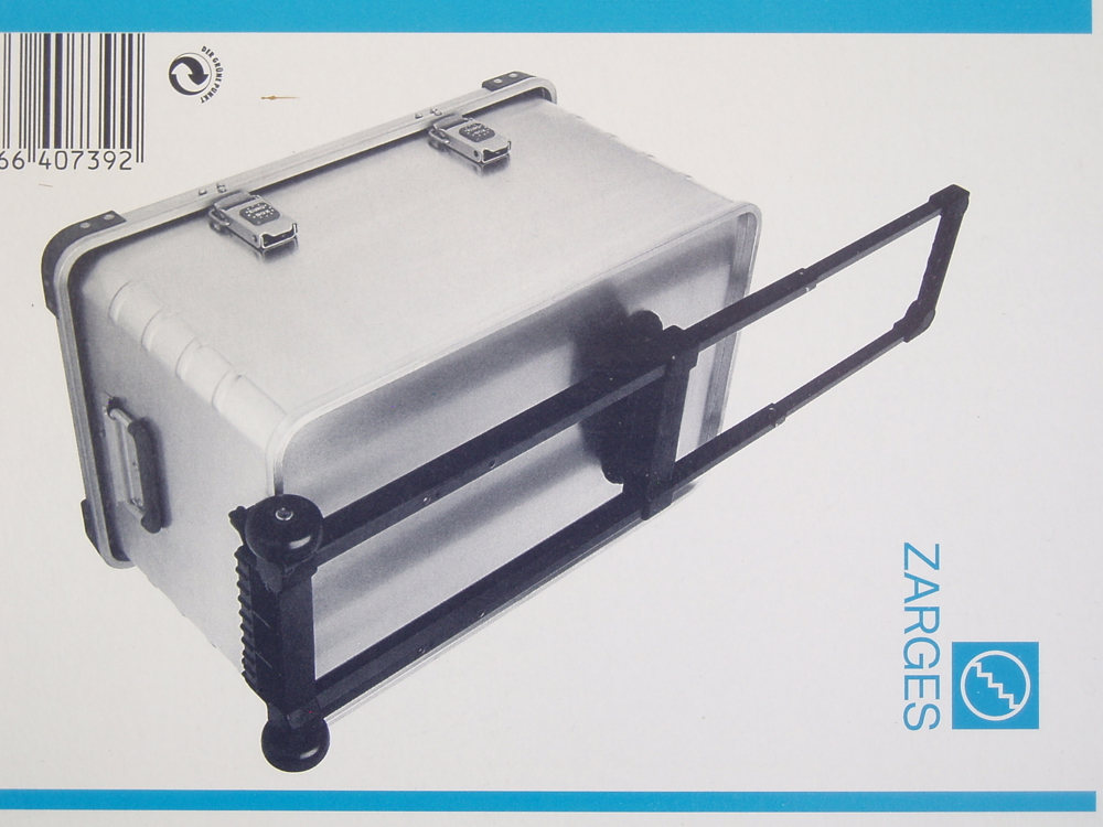 Anbautrolley für ZARGES Aluminiumkisten bzw. Boxen, Zarges-Artikel-Nr. 40739