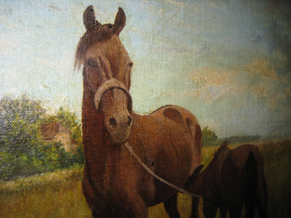 GEMÄLDE - UND WALDHORN - NUR KOMPLETT - EUR 1775