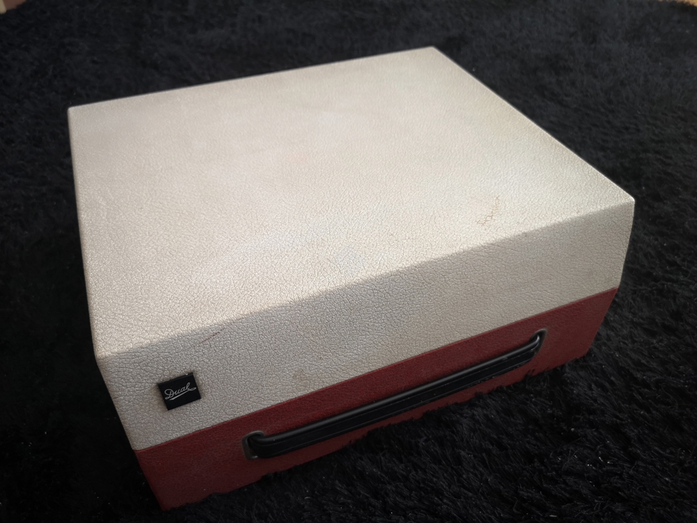 Vintage Plattenspieler Koffer mit Wechsler DUAL Party 1007A aus 1962